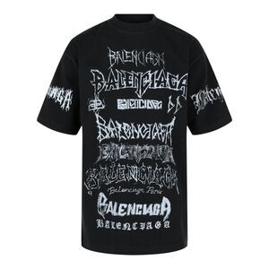 Balenciaga DIY Metal Vintage T-shirt Multi Mens